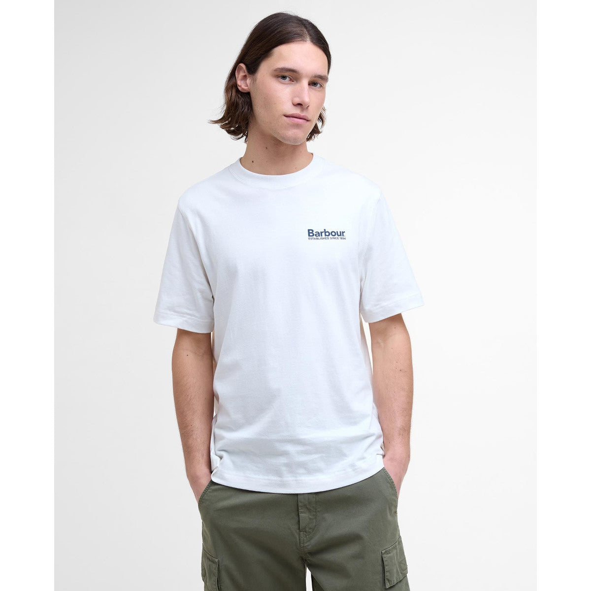 Barbour Moonwell T-Shirt WH32  Whisper White