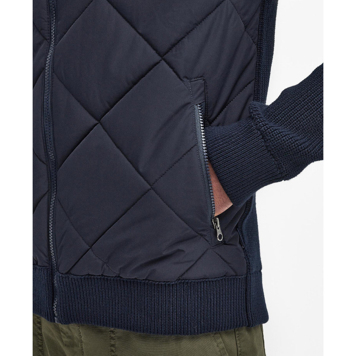 Barbour Newland Zip Knit NY91 Navy