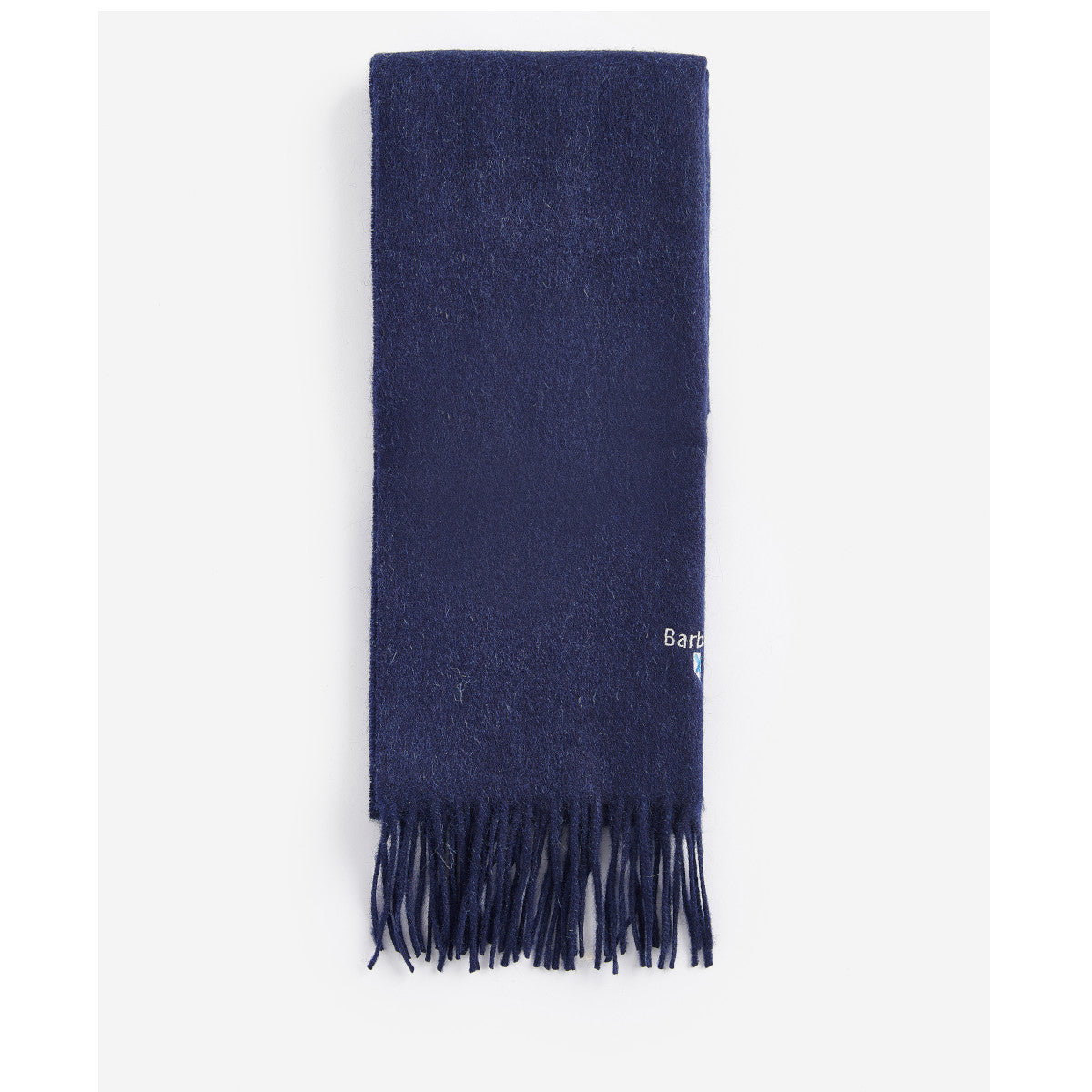 Barbour Plain Lambswool Scarf NY11 Navy