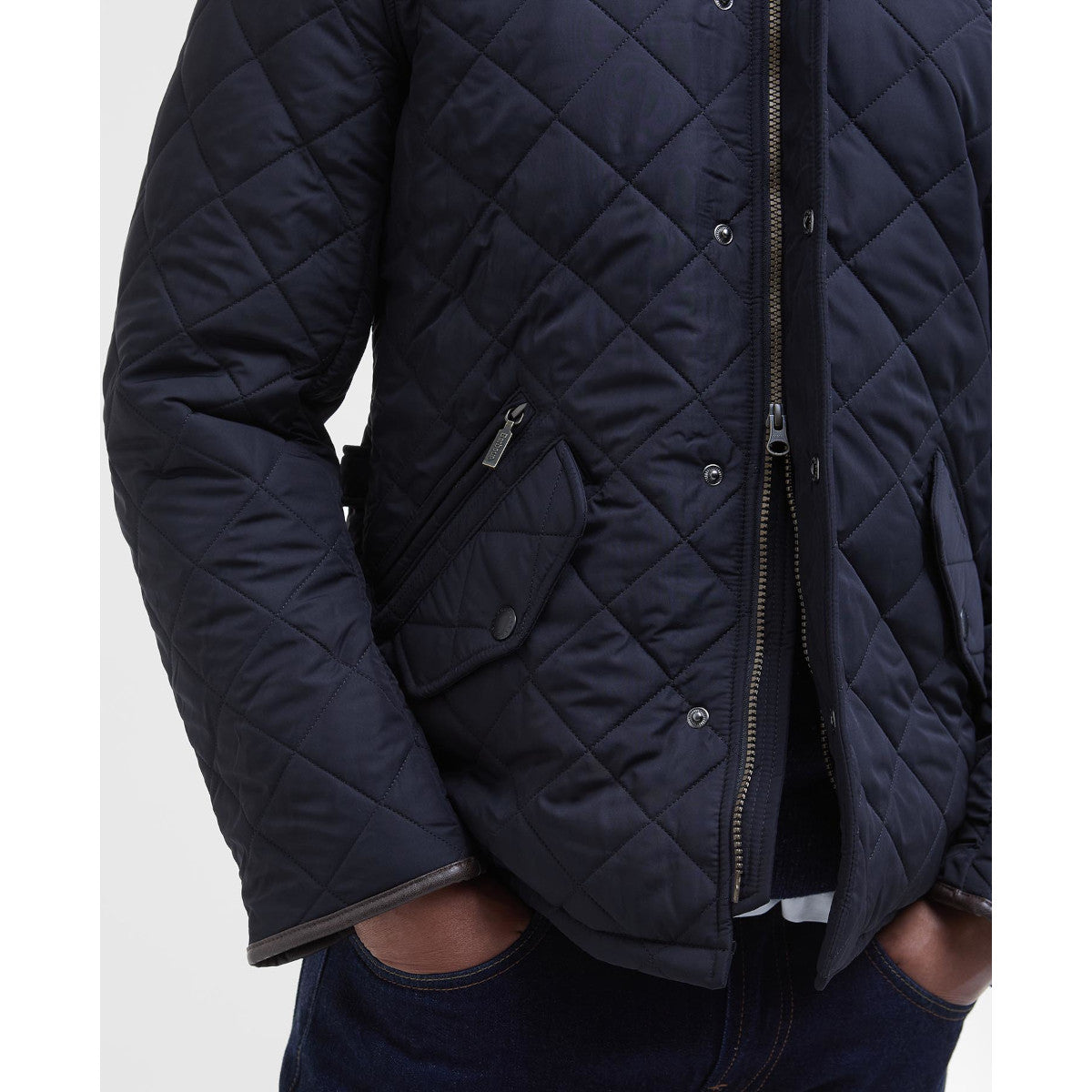 Barbour Powell Quilt Jacket NY71 Navy