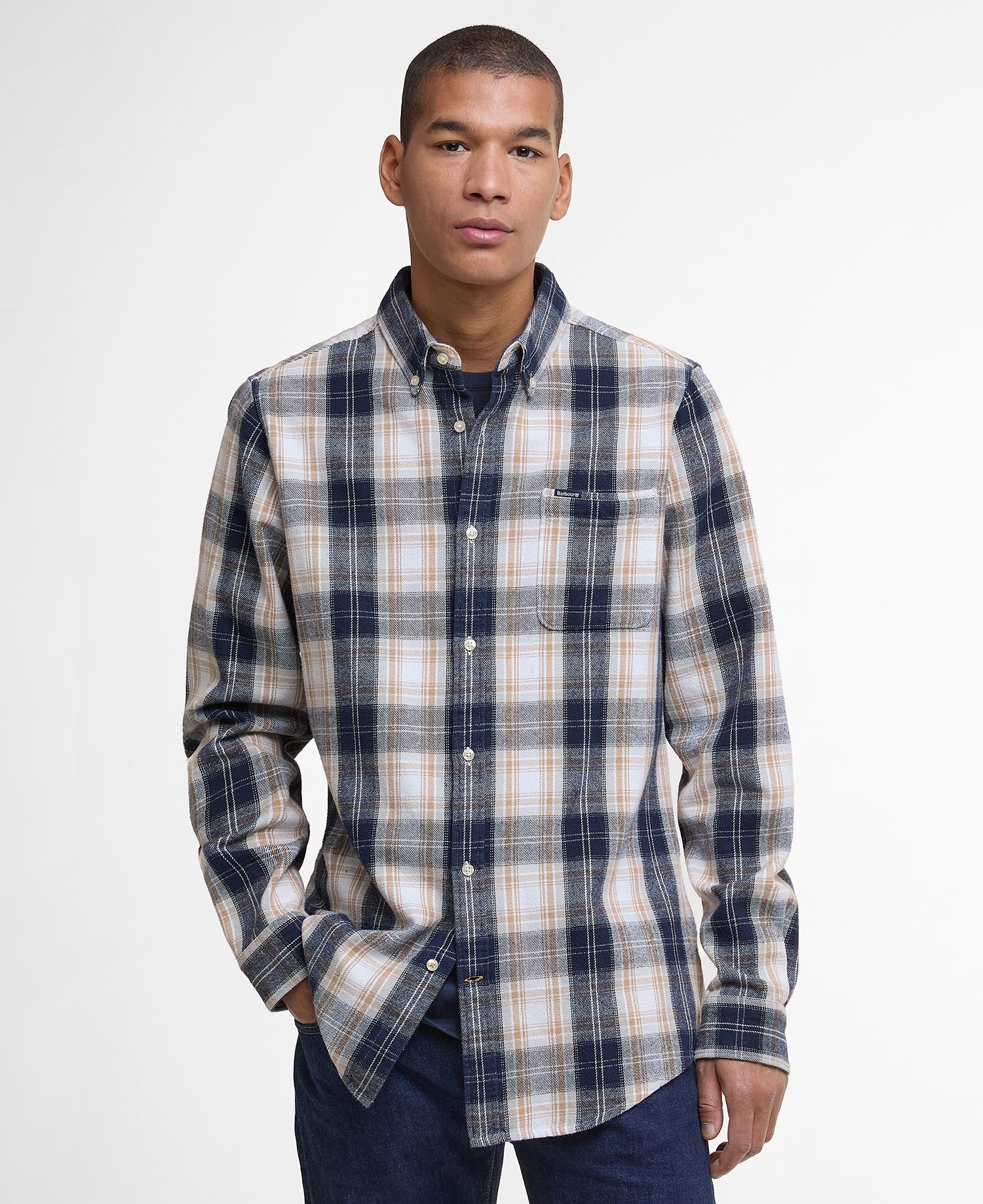 Barbour Sillwith Shirt BE11 Ecru
