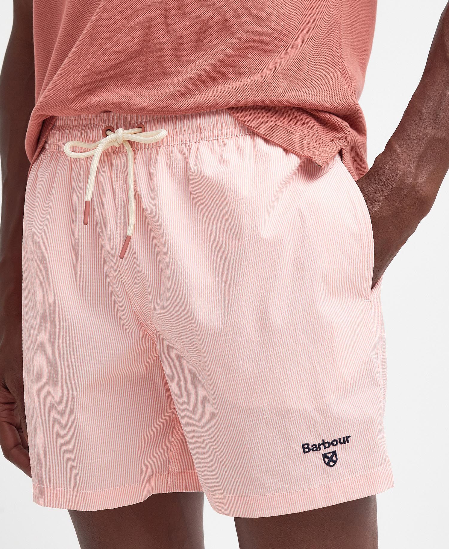 Barbour Somerset Swim Shorts PI55 Pink Clay