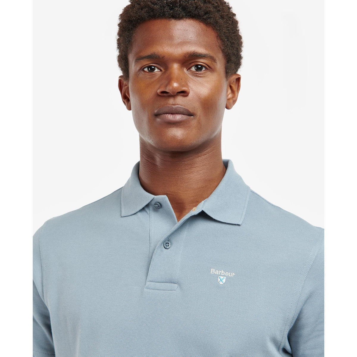 Barbour Sports Polo S1-25 BL45 Washed Blue