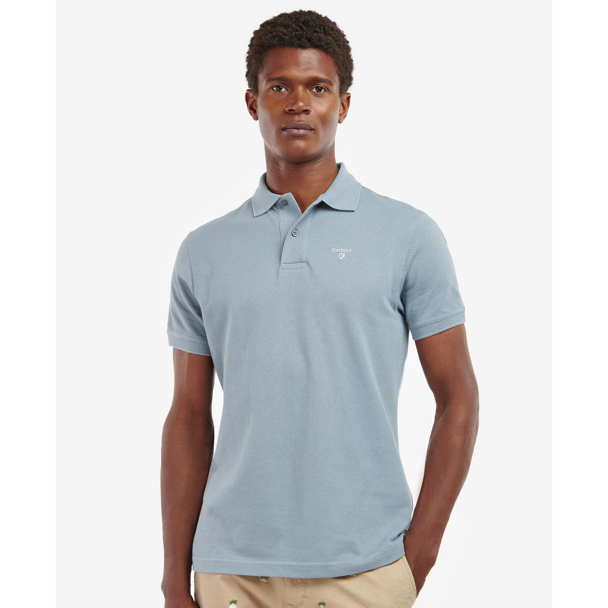 Barbour Sports Polo S1-25 BL45 Washed Blue