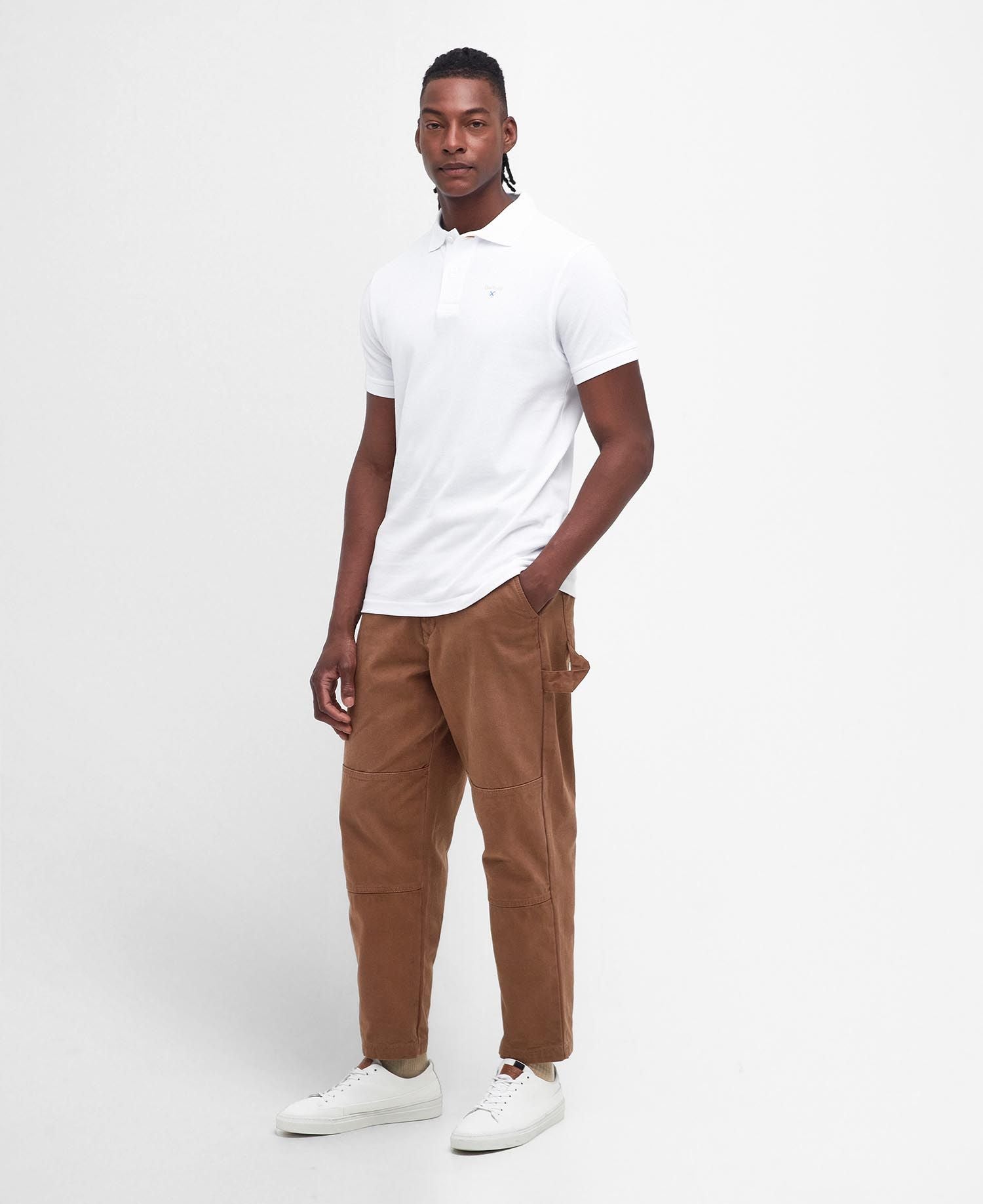 Barbour Sports Polo WH11 White
