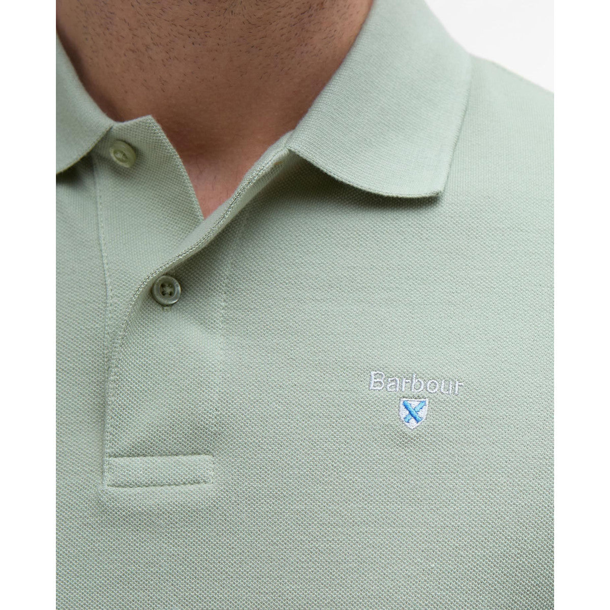 Barbour Sports Tailored Polo GN46 Seagrass