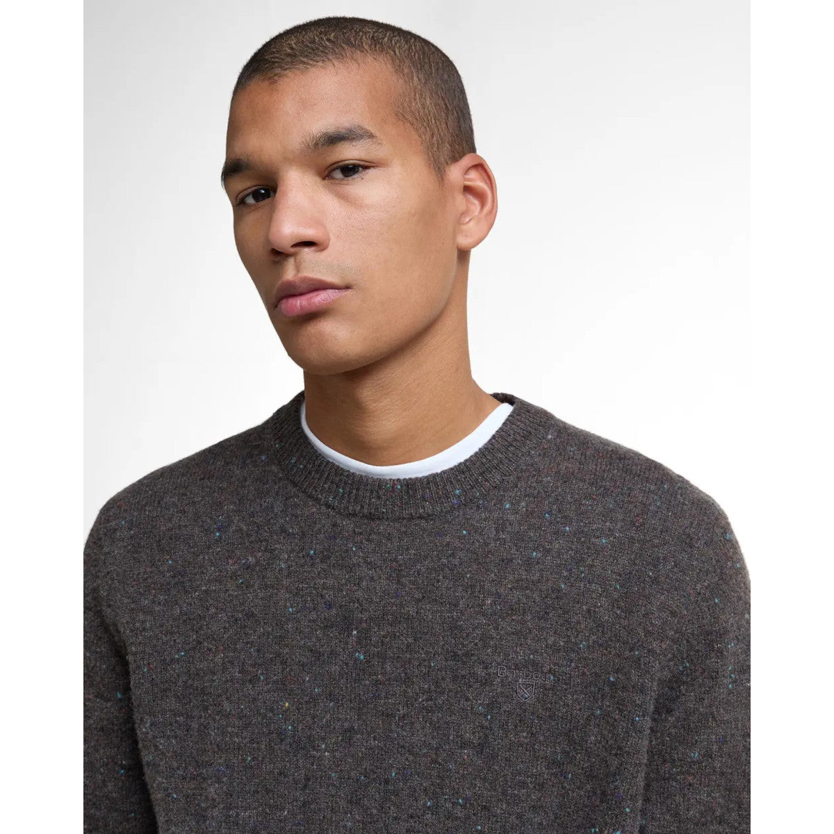 Barbour Tainsbury Crew Neck Sweater BR17  Brown