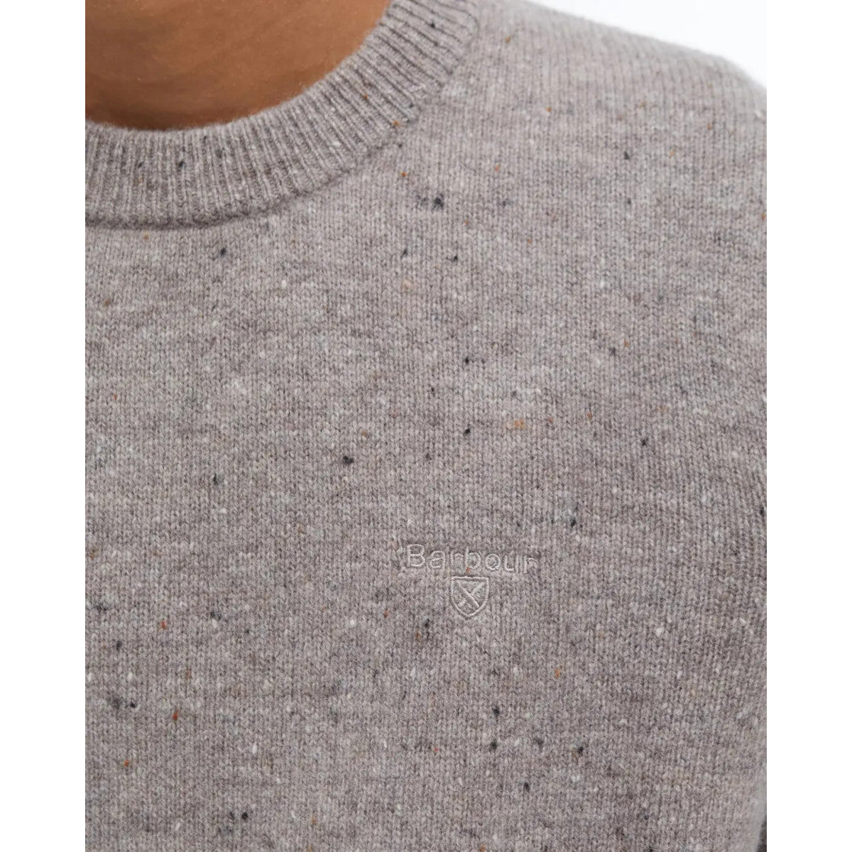Barbour Tainsbury Crew Neck Sweater ST51 Stone