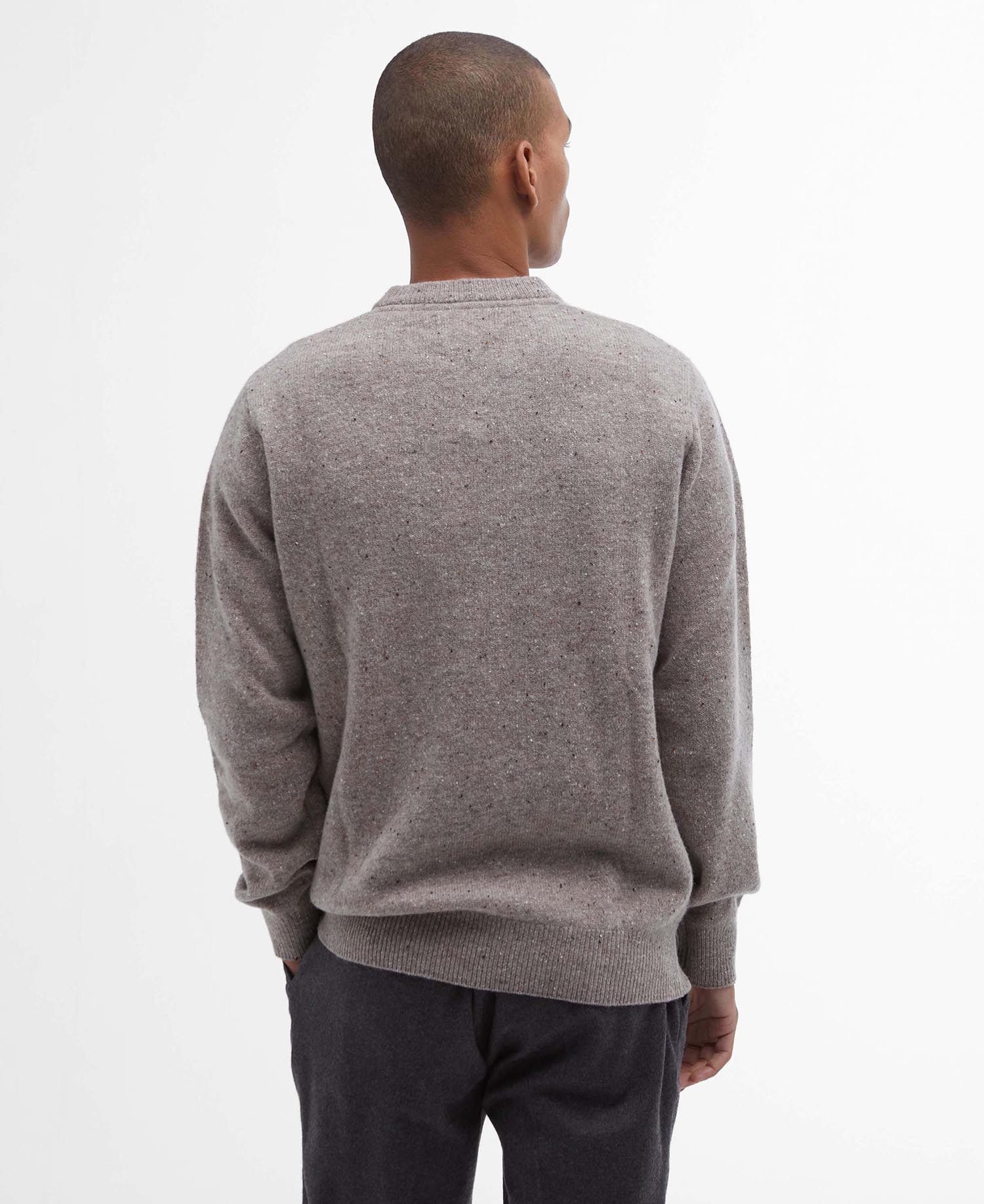 Barbour Tainsbury Crew Neck Sweater ST51 Stone