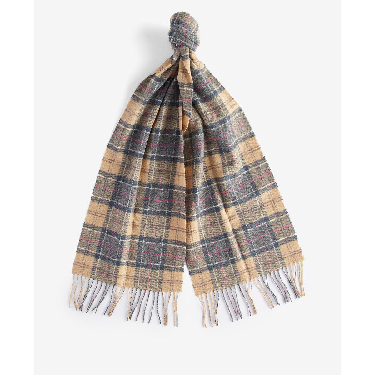 Barbour Tartan Lambswool Scarf TN31 Dress Tartan