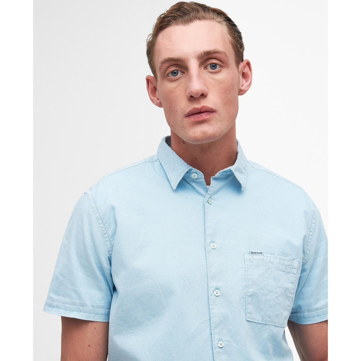 Barbour Terra Dye SS Shirt BL32 Sky