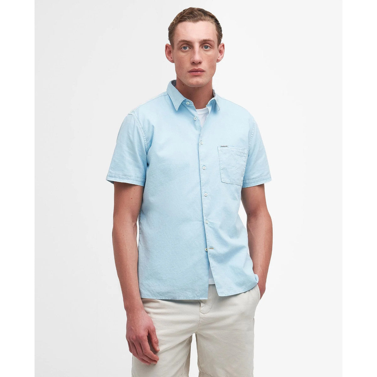 Barbour Terra Dye SS Shirt BL32 Sky