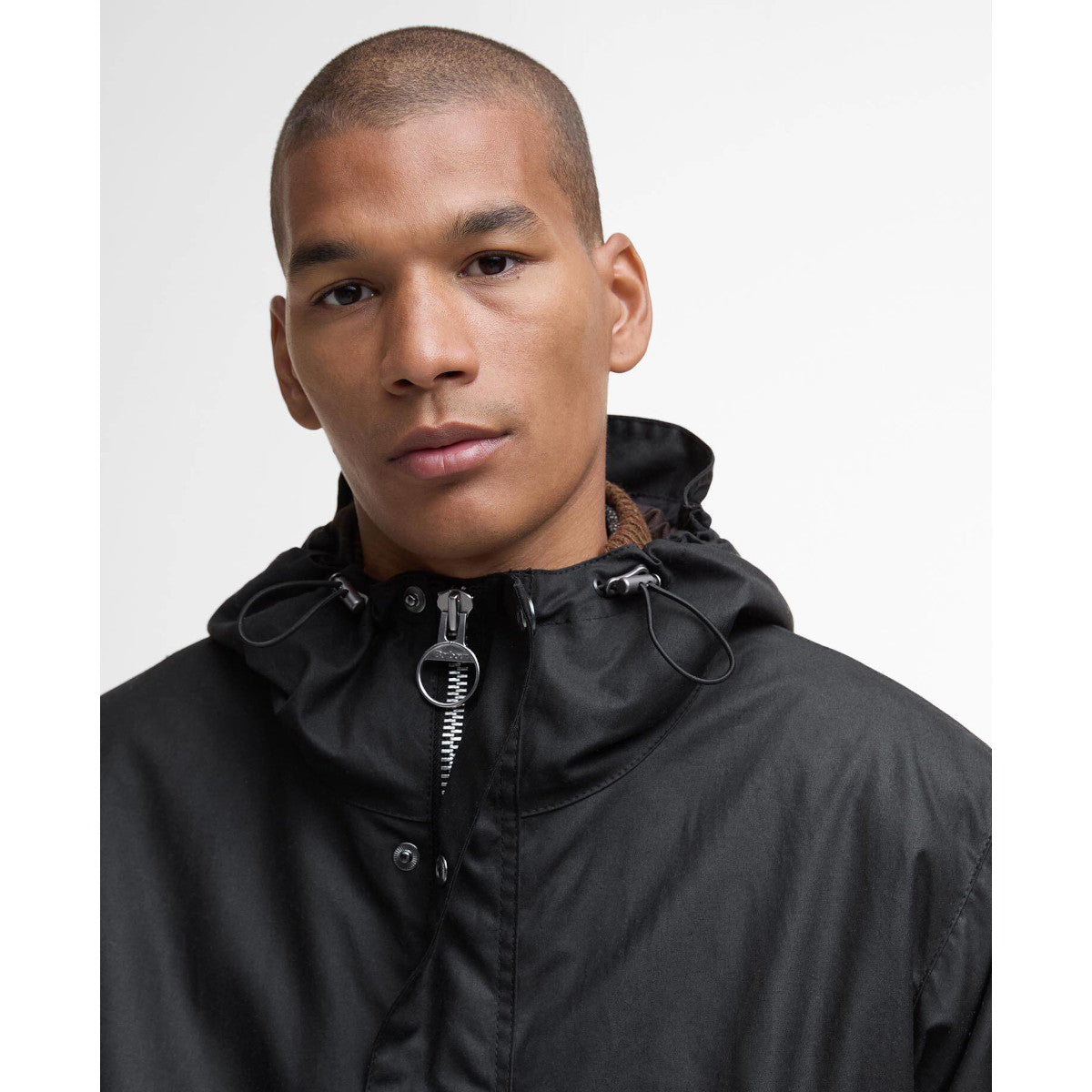 BarbourTideHoodWaxJacketBK71Black__2
