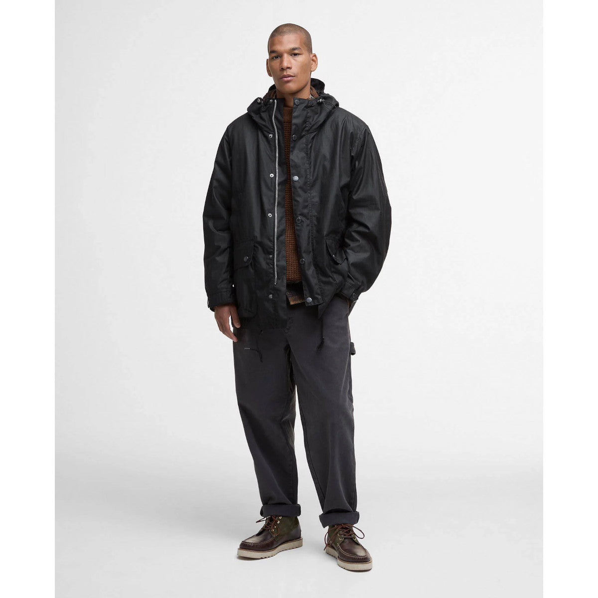 BarbourTideHoodWaxJacketBK71Black__4