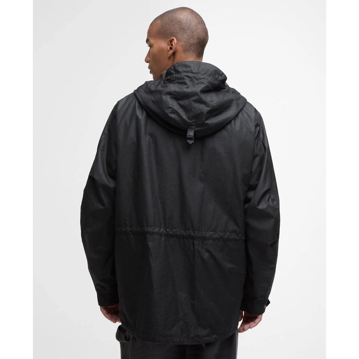BarbourTideHoodWaxJacketBK71Black__5