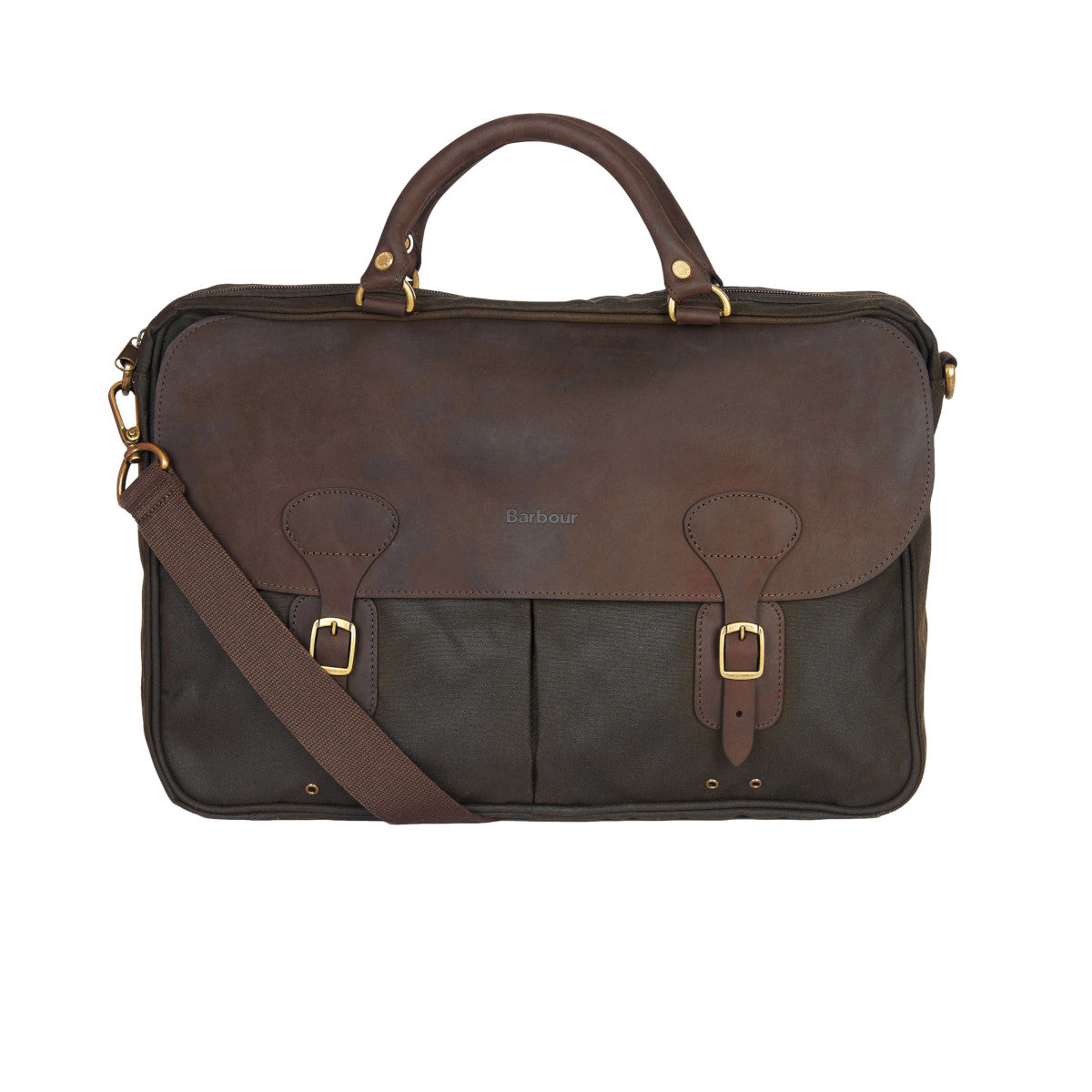 Barbour Wax Briefcase OL71 Olive