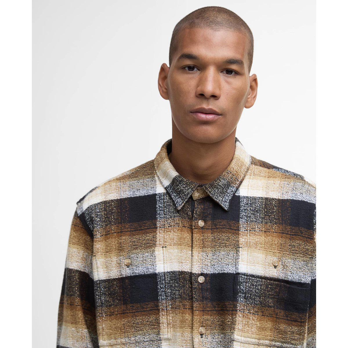 BarbourWoodfootShirtBK31Black__2