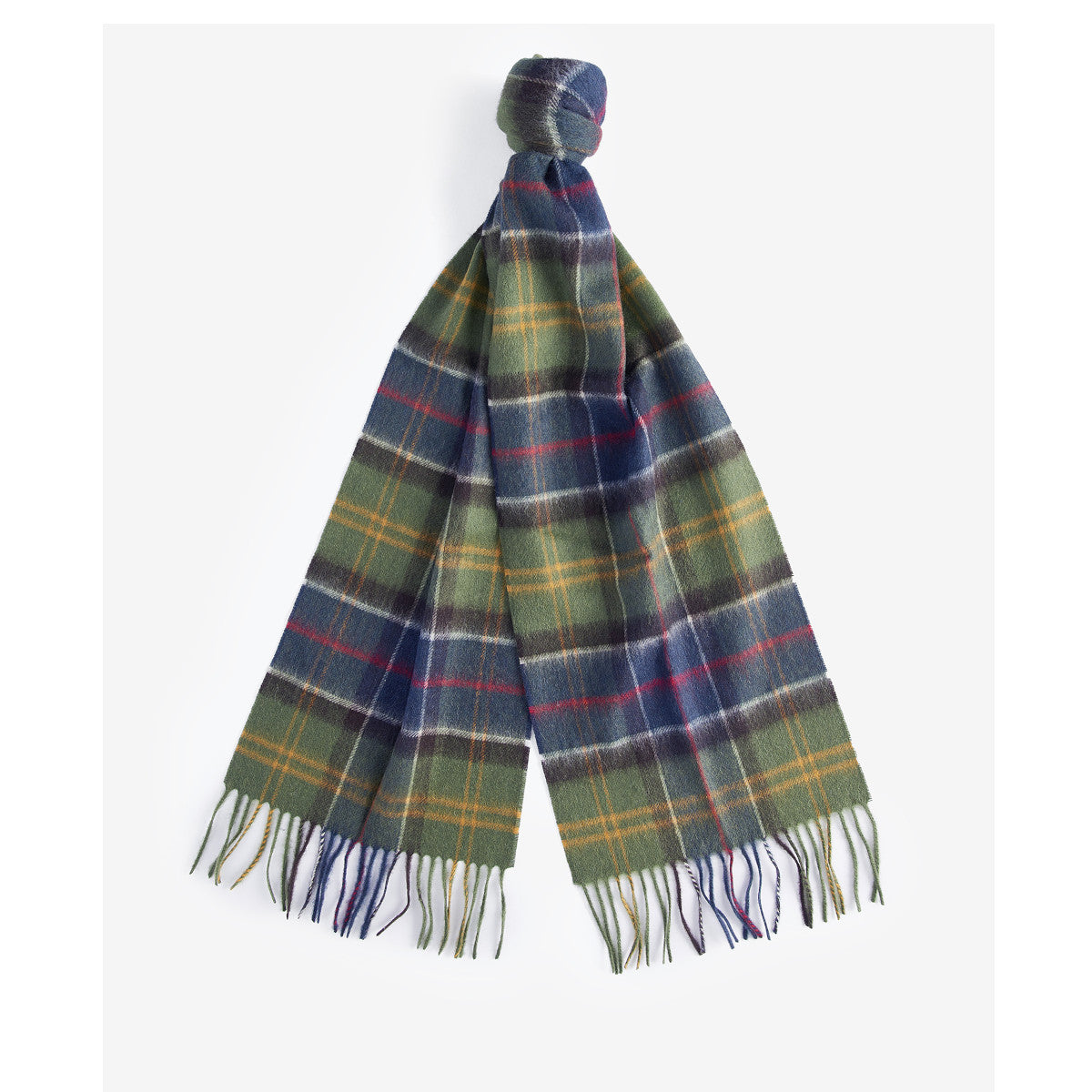 Barbour Wool Cashmere Scarf A1-25 TN11 Classic Tartan