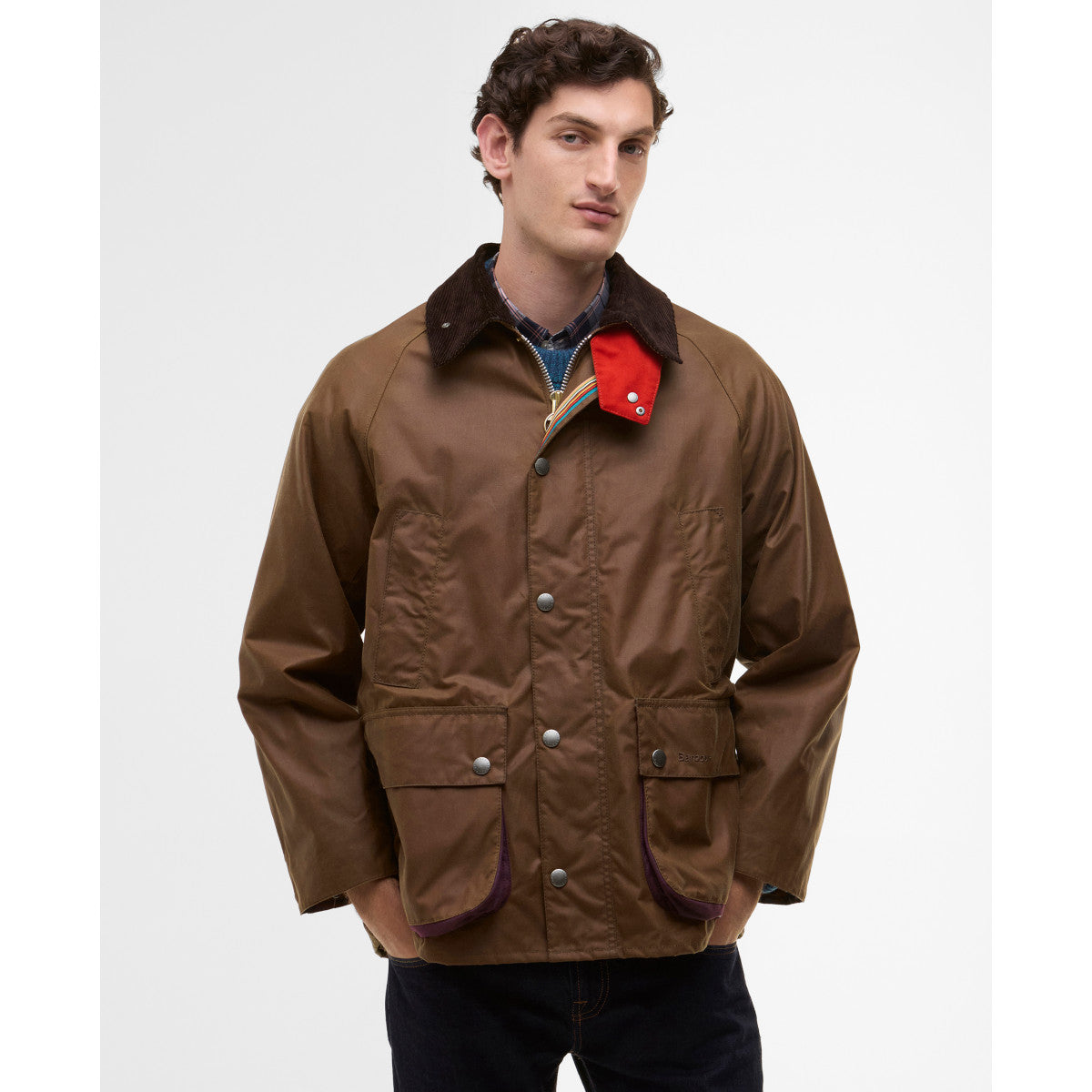 Barbour X Paul Smith Barbour PS Bedale Wax Jacket TA51 Tan