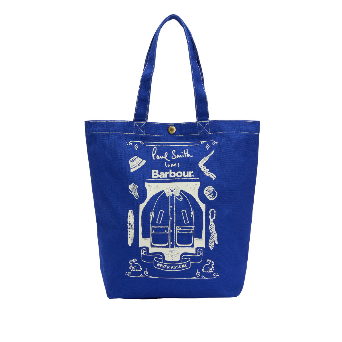 Barbour X Paul Smith Barbour PS Tote Bag BL11 Blue