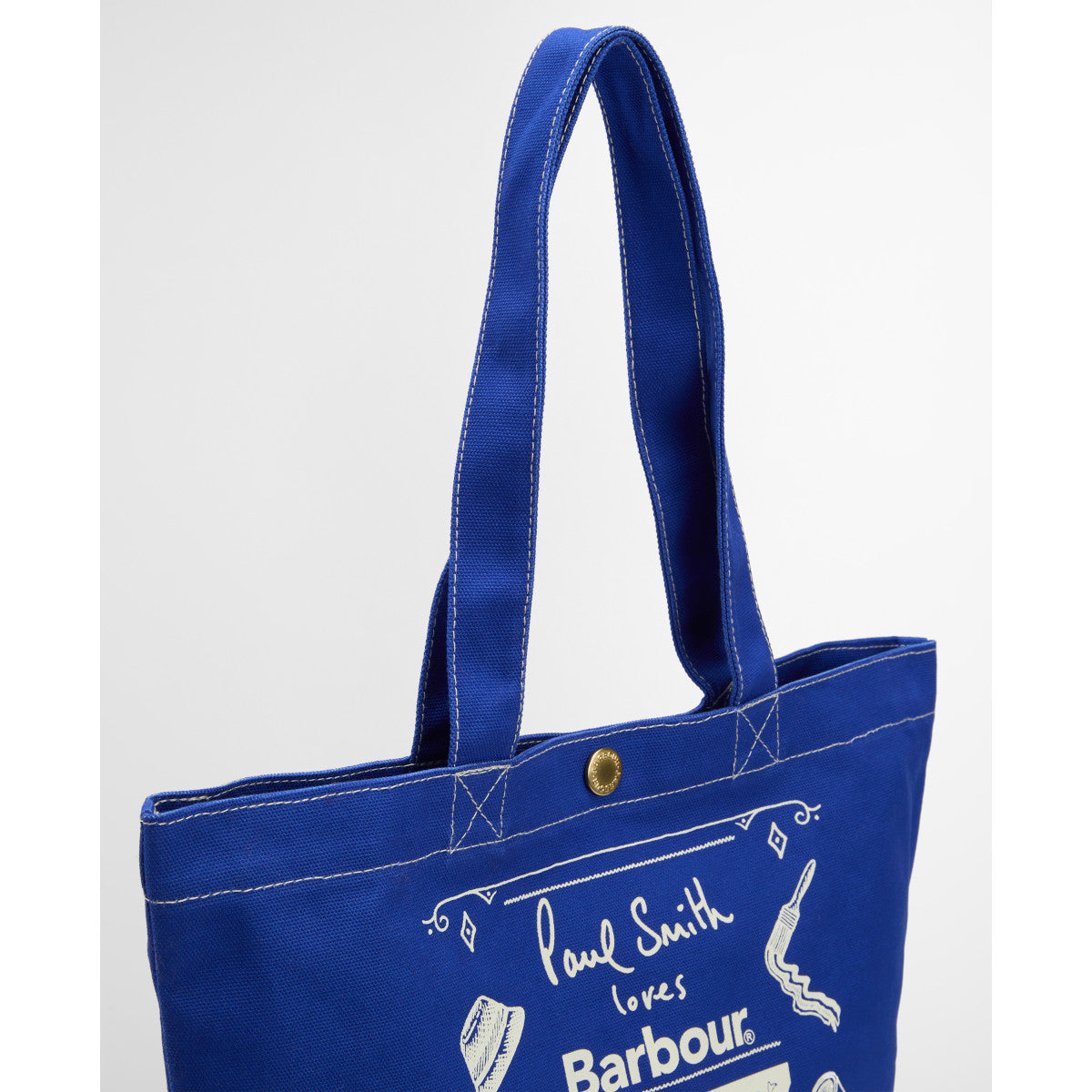 Barbour X Paul Smith Barbour PS Tote Bag BL11 Blue