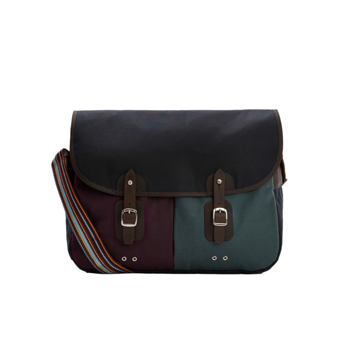Barbour X Paul Smith Barbour PS Wax Tarras Bag NY94 Night Sky