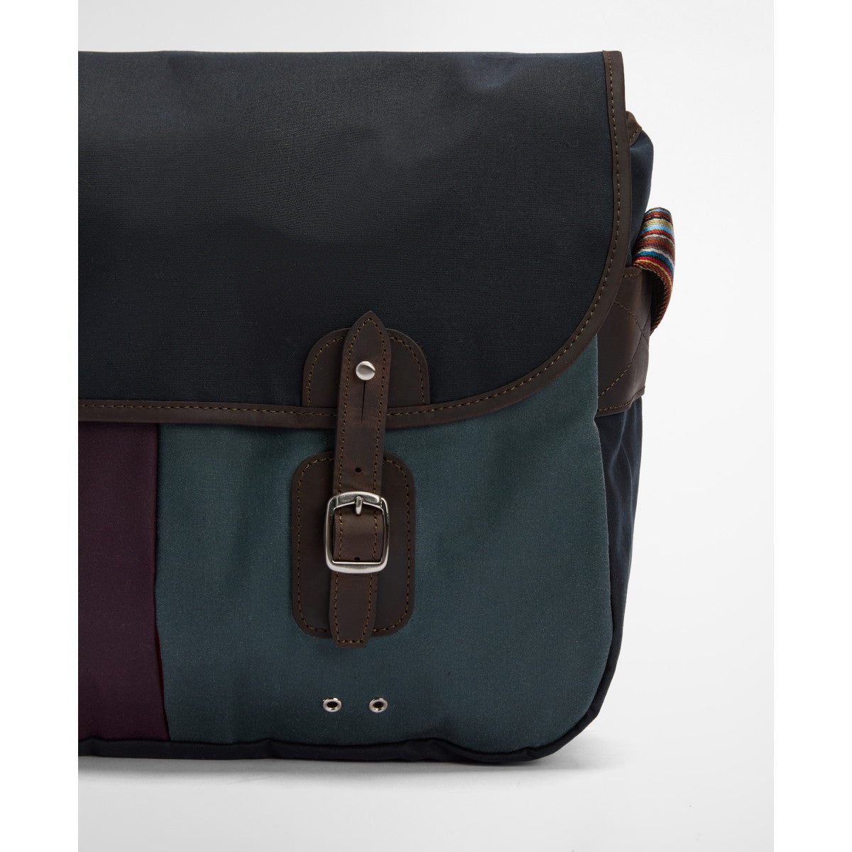 Barbour X Paul Smith Barbour PS Wax Tarras Bag NY94 Night Sky