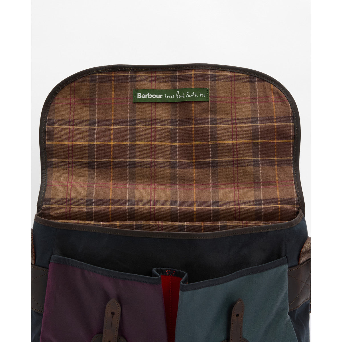 Barbour X Paul Smith Barbour PS Wax Tarras Bag NY94 Night Sky