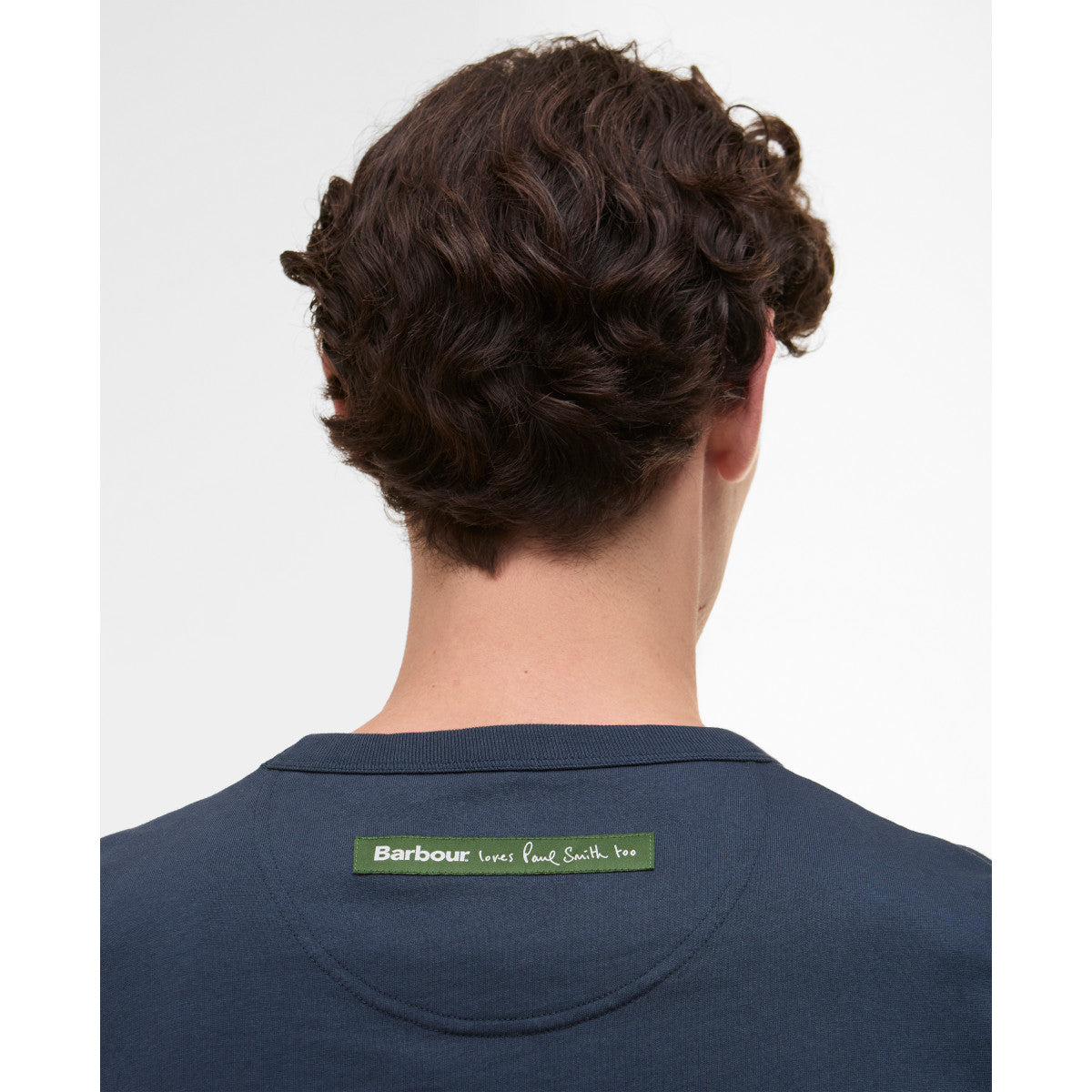 Barbour X Paul Smith Barbour PS Wax Tin T-Shirt NY91 Navy