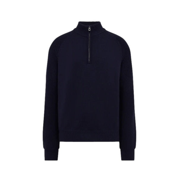 Belstaff Aspect Quarter Zip Jumper Dark Ink