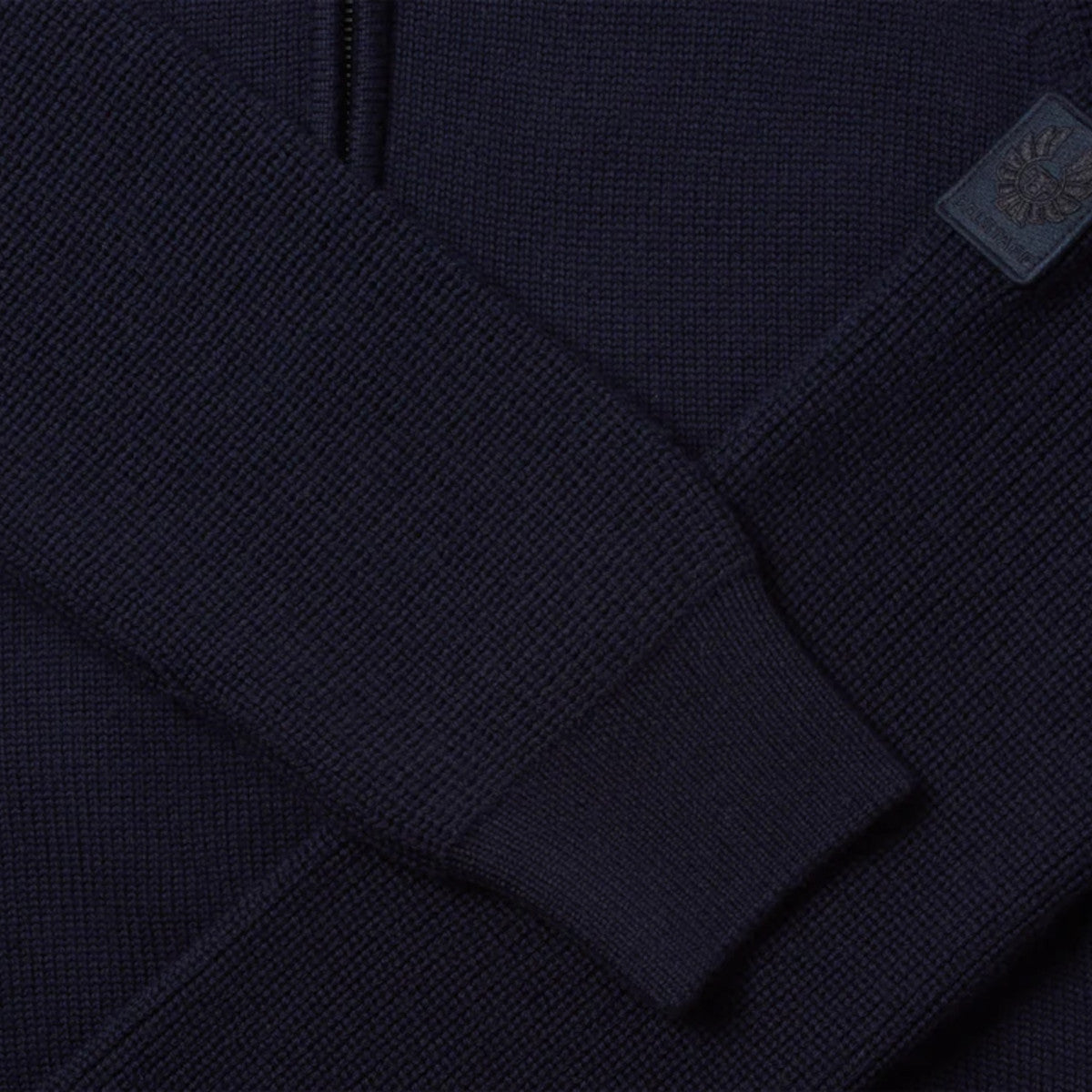 Belstaff Aspect Quarter Zip Jumper Dark Ink