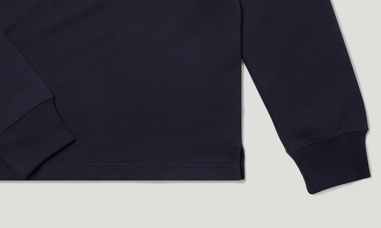 Belstaff Curator Collared Sweatshirt Dark Ink