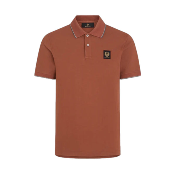 Belstaff Double Tipped Polo A1-24 Deep Copper