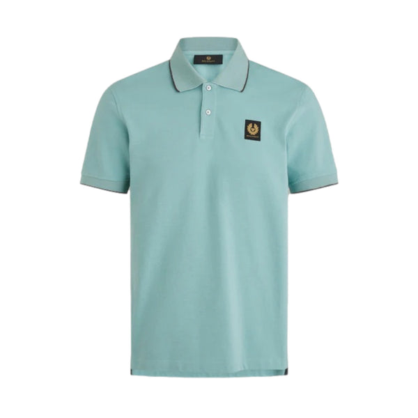 Belstaff Double Tipped Polo A1-24 Oil Blue