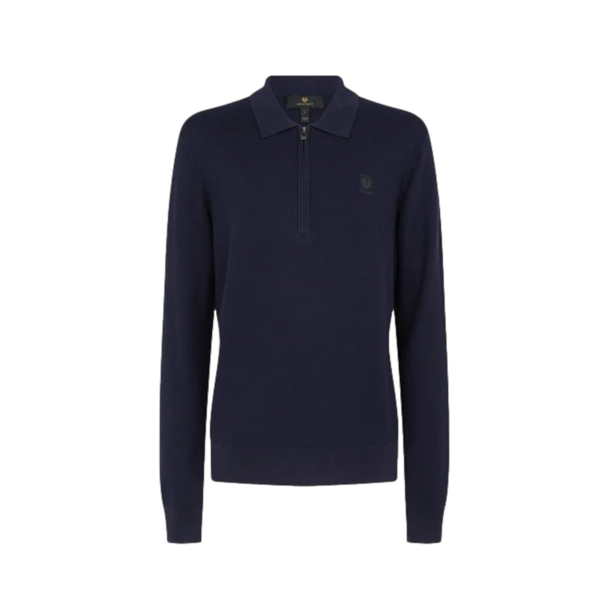 Belstaff Drift Knitted Polo Dark Ink