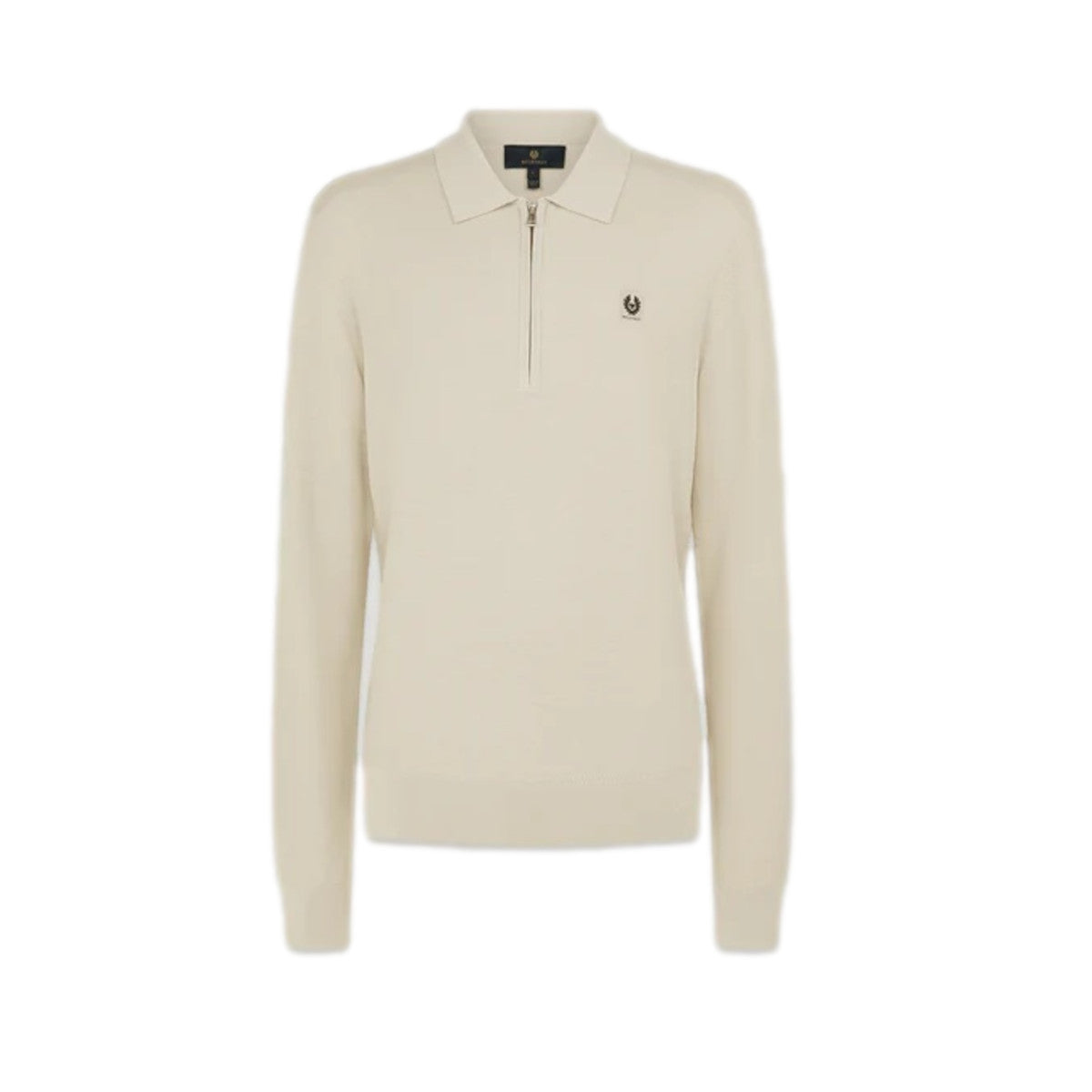 Belstaff Drift Knitted Polo Stone Beige