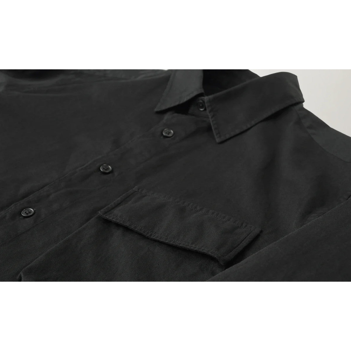 Belstaff Garment Dye Scale Shirt A1-24 Black