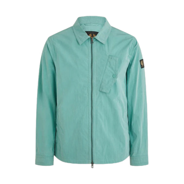 Belstaff Hauler Overshirt Oil Blue