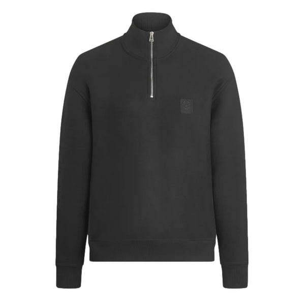 Belstaff Hockley Quarter Zip Sweatshirt A1-24 Black