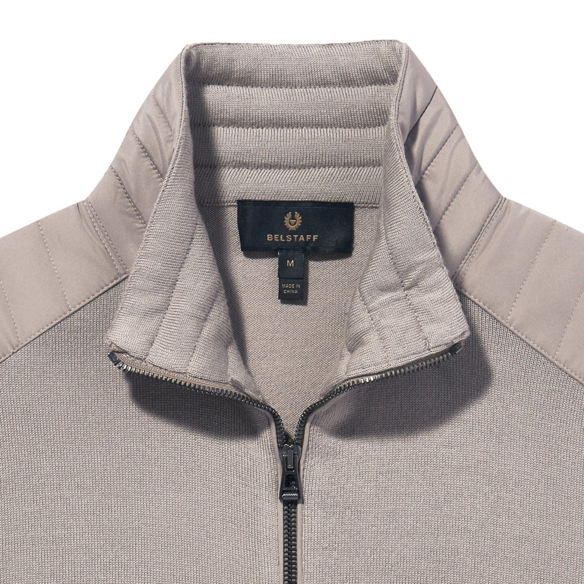 Belstaff Kelby Zip Cardigan Pumice