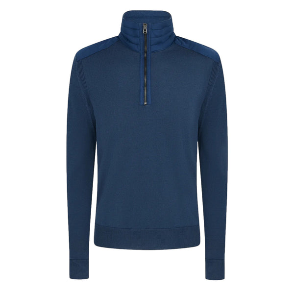 Belstaff Kilmington Quarter Zip Insignia Blue