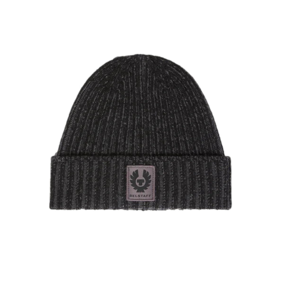Belstaff Plated Watch Hat Black/Tornado Grey