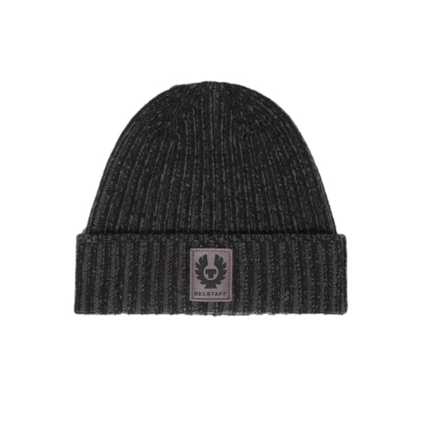 Belstaff Plated Watch Hat Black/Tornado Grey