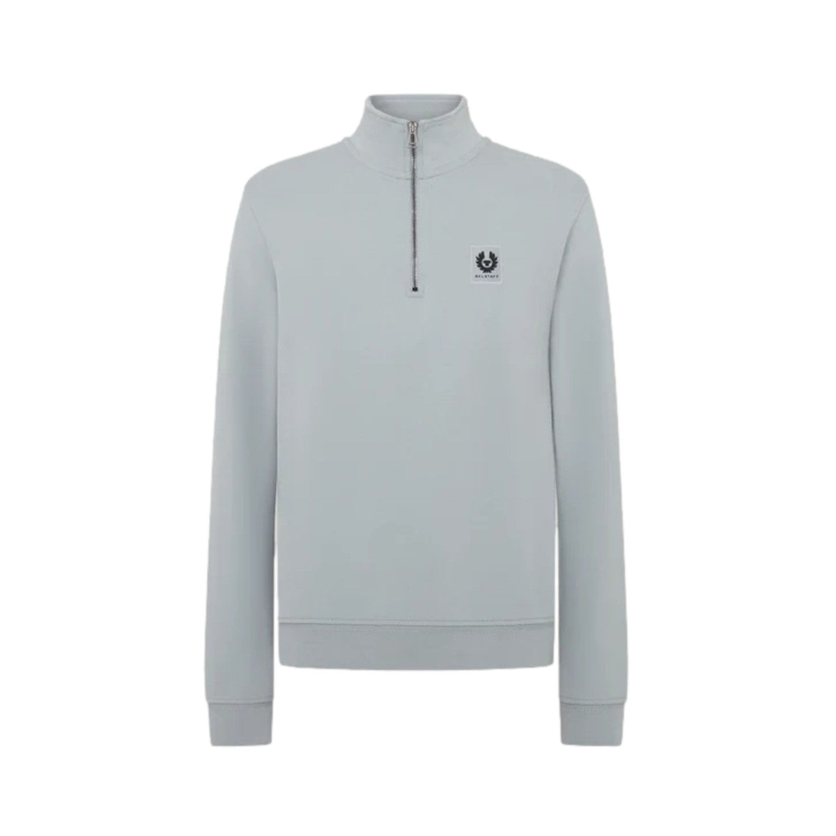 Belstaff Quarter Zip Sweatshirt Quarry Blue