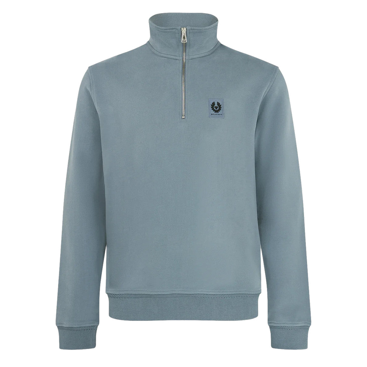 Belstaff Quarter Zip Sweatshirt S1-25 Blue Flint