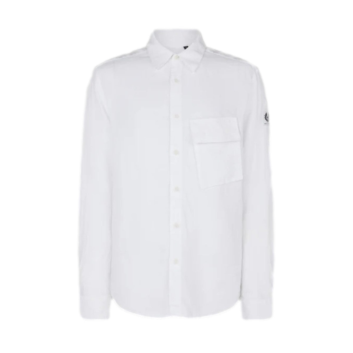 Belstaff Scale LS Linen Shirt White