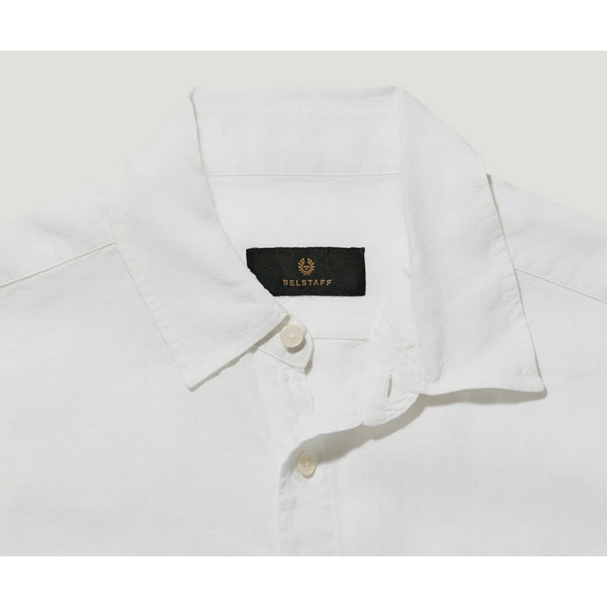 Belstaff Scale LS Linen Shirt White