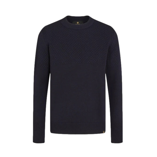 Belstaff Sternway Crewneck Jumper Dark Ink