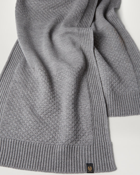 Belstaff Sternway Scarf Medium Grey Heather