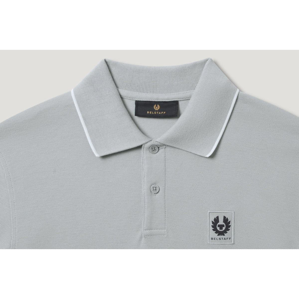 Belstaff Tipped Polo Quarry Blue